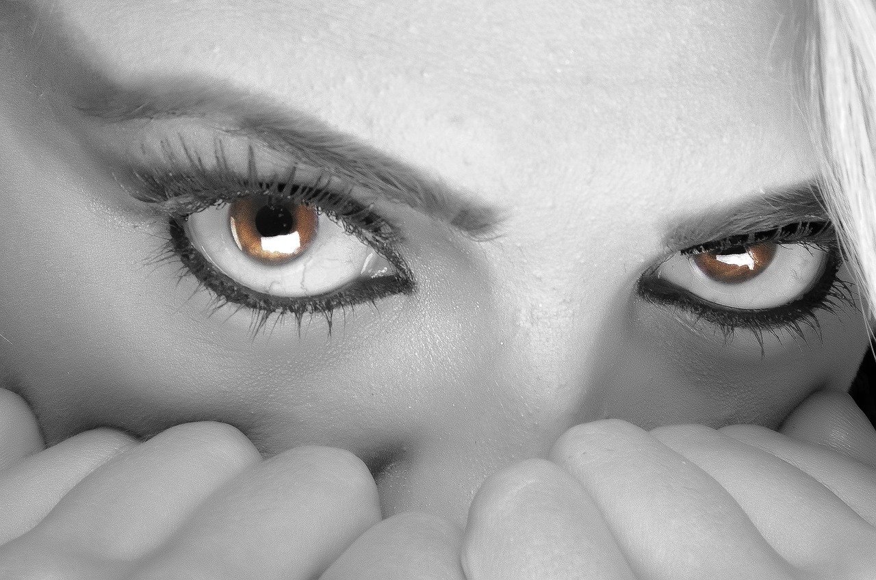 eyes, fear, female, white, person, girl, sad girl, expression, scary, stress, beautiful, sad, gray beauty, gray eye, gray stress, gray fear